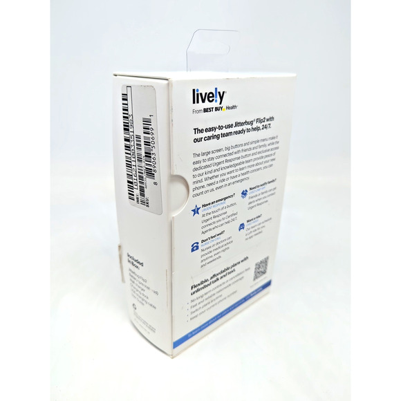 Jitterbug Flip2 Cell Phone for Seniors - Red never used fast shipping - Picture 6 of 6